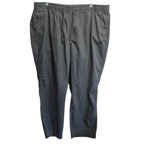 LL Bean Women's Favorite Fit Pants Size 20W Casual Slip On With Pockets Gray